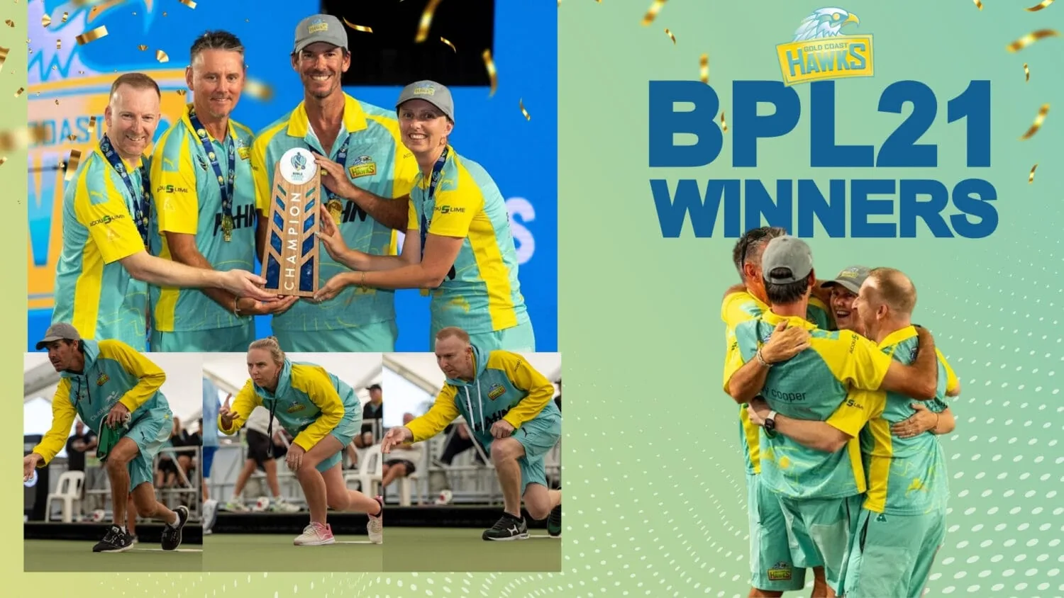 Gold Coast Hawks BPL21 winners